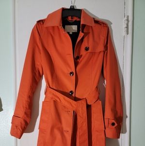 Banana Republic Orange Trenchcoat